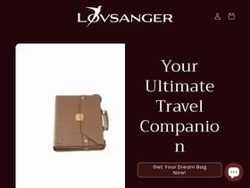 lovsanger.com homepage screenshot