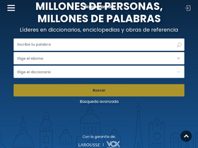 'diccionarios.com' screenshot