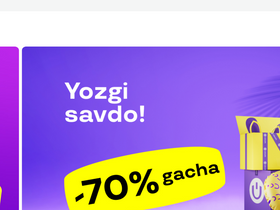 'uzum.uz' screenshot