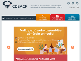 'cdeacf.ca' screenshot