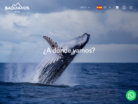 'baquianos.com' screenshot
