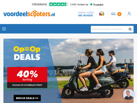 'voordeelscooters.nl' screenshot