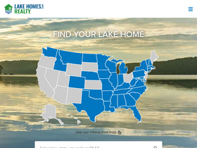 'lakehomes.com' screenshot