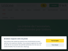 'izidore.com' screenshot