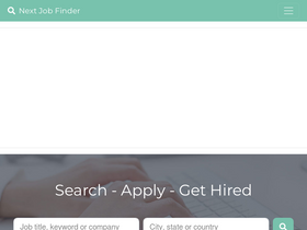 'nextjobfinder.com' screenshot