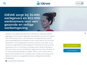 'idewe.be' screenshot