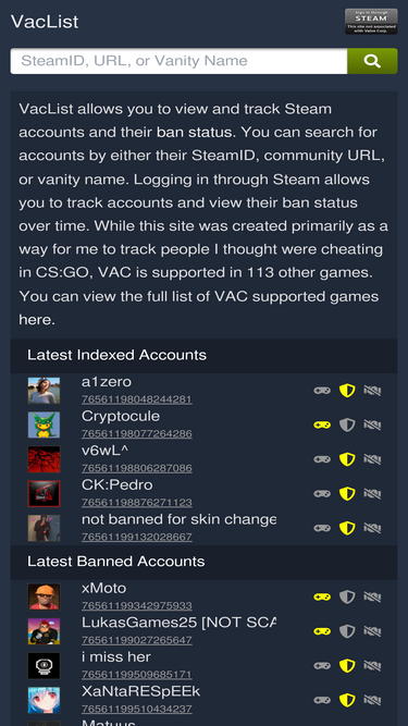 How to find SteamID, look up and check vacbanned Steam hex 64