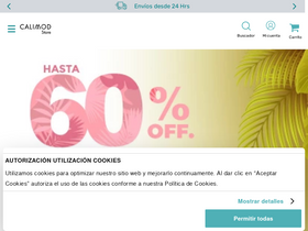 'calimodstore.com' screenshot