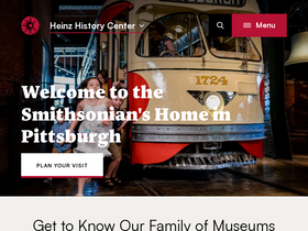 'heinzhistorycenter.org' screenshot