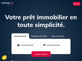 'hellopret.fr' screenshot