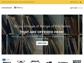 muzicagramada.ro homepage screenshot