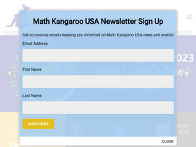 'mathkangaroo.org' screenshot