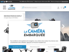 'lacameraembarquee.fr' screenshot