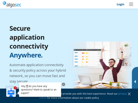 'algosec.com' screenshot