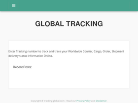 'tracking-global.com' screenshot