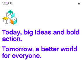 'tranetechnologies.com' screenshot