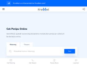 'kredibel.co.id' screenshot