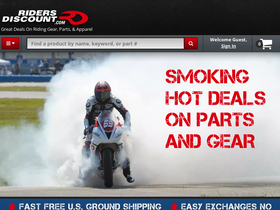 'ridersdiscount.com' screenshot