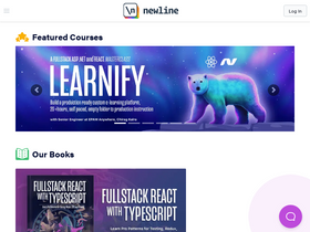 'newline.co' screenshot