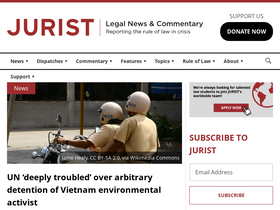 'jurist.org' screenshot