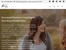 'eatfor.life' screenshot