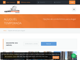 'caldasreservas.com.br' screenshot