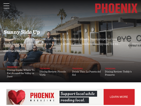 'phoenixmag.com' screenshot
