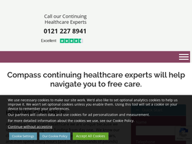 'continuing-healthcare.co.uk' screenshot