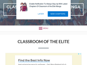 'classroomoftheelite.com' screenshot