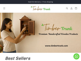 timbertrunk.com homepage screenshot