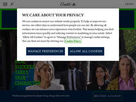'coutts.com' screenshot