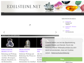 'edelsteine.net' screenshot