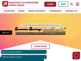 'tvacreditunion.com' screenshot