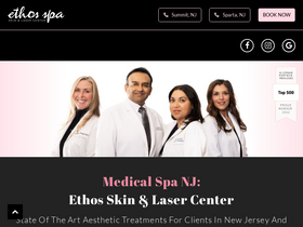 'myethosspa.com' screenshot
