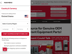 'partstown.ca' screenshot