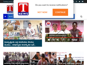 'tnewstelugu.com' screenshot