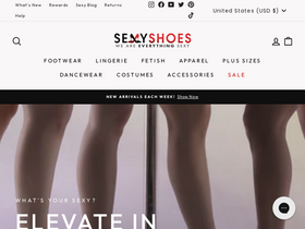 'sexyshoes.com' screenshot