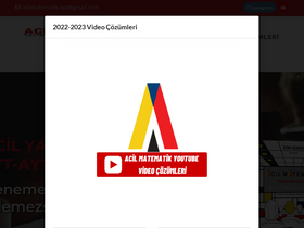 'acilmatematik.com.tr' screenshot