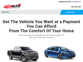 '401auto.ca' screenshot