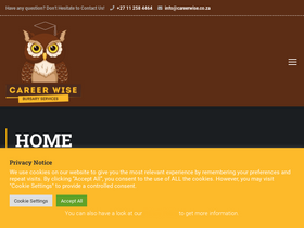 'careerwise.co.za' screenshot