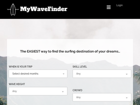 'mywavefinder.com' screenshot