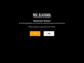 'mralkohol.hu' screenshot