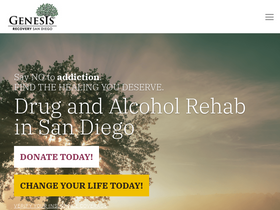 'genesisrecovery.com' screenshot