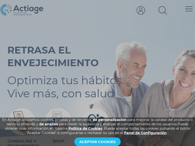 'actiage.es' screenshot