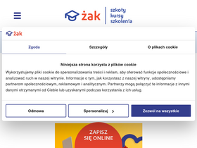 'zak.edu.pl' screenshot