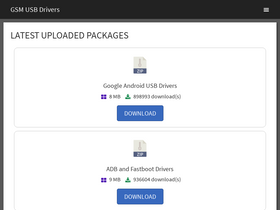 'gsmusbdrivers.com' screenshot