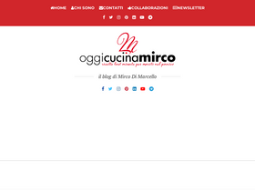 'oggicucinamirco.it' screenshot