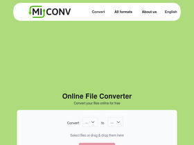 'miconv.com' screenshot