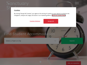 'sanctuary-students.com' screenshot