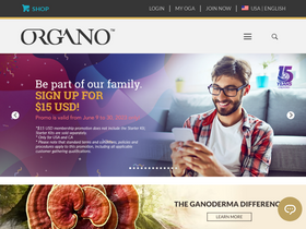 'organogold.com' screenshot